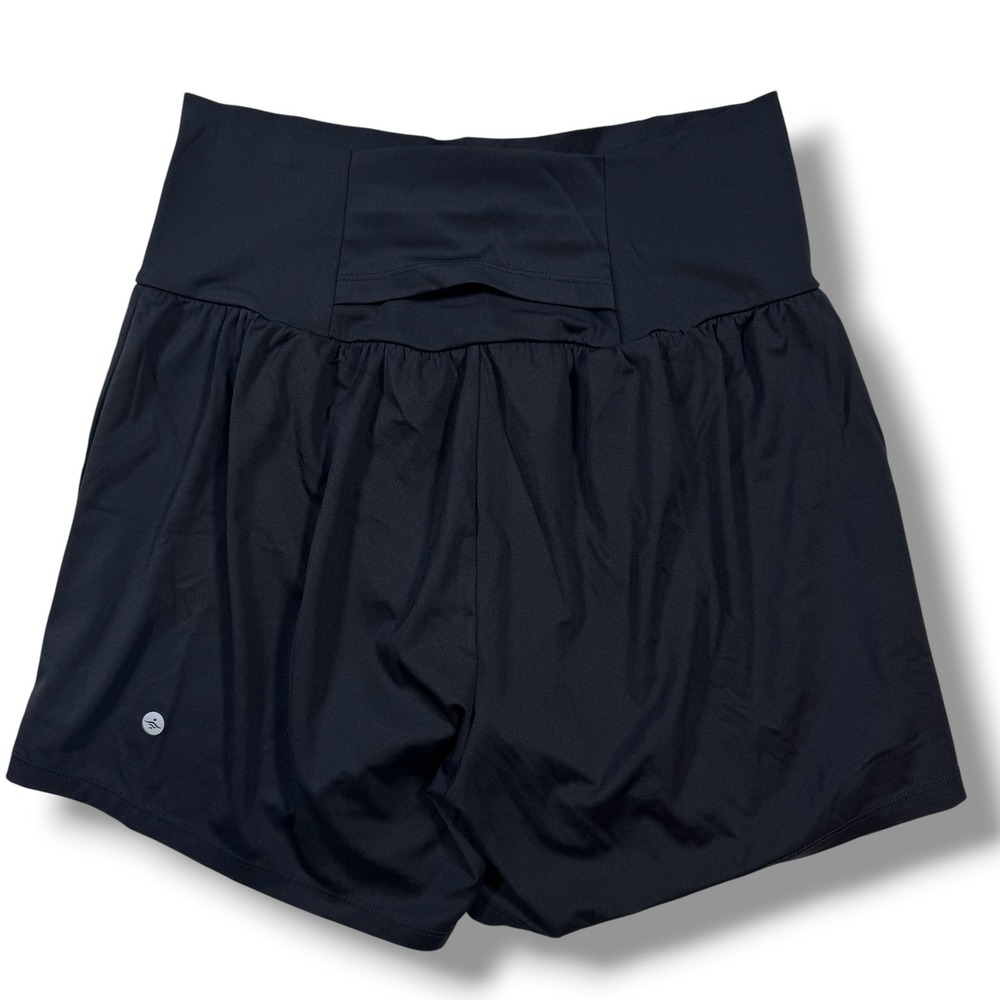Halara Super High Waisted 2-in-1 Active Yoga Shorts Size M Long Women Black
